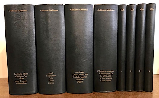 Guillaume Apollinaire Oeuvres complètes... Edition établie sous la direction de Michel Décaudin 1965-1966 Paris André Balland et Jacques Lecat